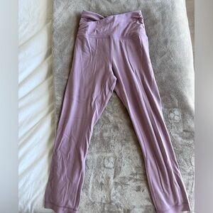 Lululemon Cropped Light Pink Leggings